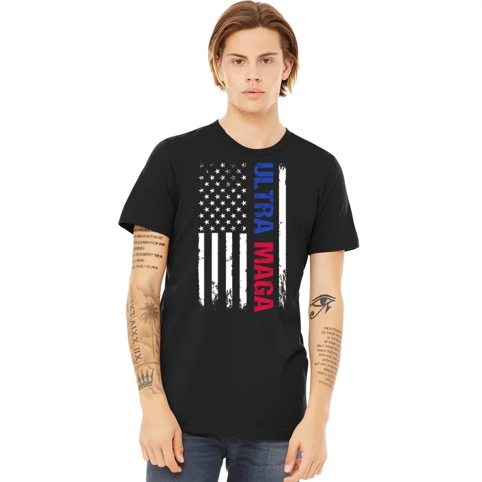 Ultra Maga Flag Premium T-Shirt