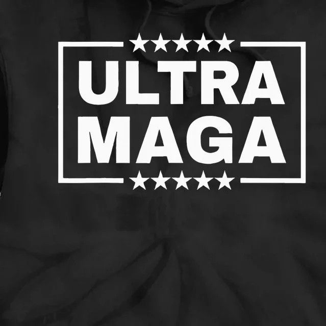 Ultra Maga Funny Anti Joe Biden Proud Ultra Mega Tie Dye Hoodie