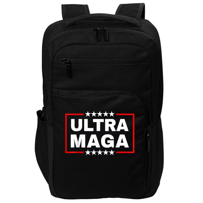 Ultra MAGA Funny Conservative Anti Biden Pro Trump Gift Impact Tech Backpack