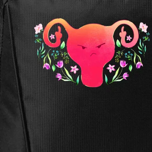 Uterus Middle Finger Roe Vs Wade 1973 Reproductive Rights Pro Choice City Backpack