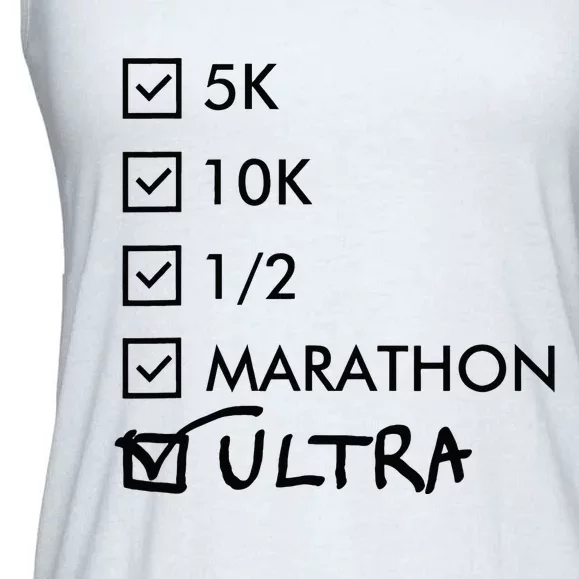 Ultra Marathon Finisher Running Ladies Essential Flowy Tank