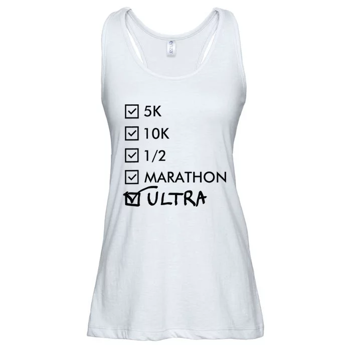 Ultra Marathon Finisher Running Ladies Essential Flowy Tank