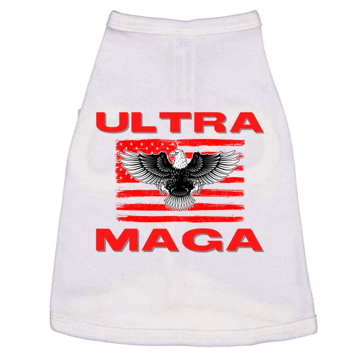 Ultra MAGA Conservative US Flag Doggie Tank