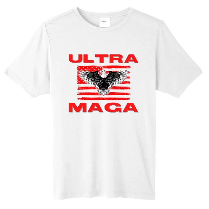 Ultra MAGA Conservative US Flag ChromaSoft Performance T-Shirt