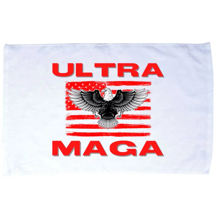 Ultra MAGA Conservative US Flag Microfiber Hand Towel