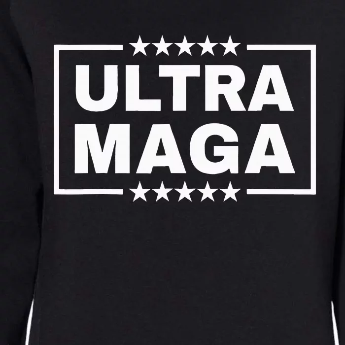 Ultra Maga Funny Anti Joe Biden Proud Ultra Mega Womens California Wash Sweatshirt