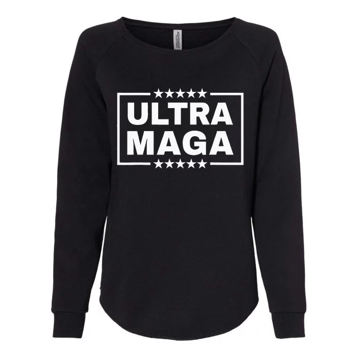 Ultra Maga Funny Anti Joe Biden Proud Ultra Mega Womens California Wash Sweatshirt