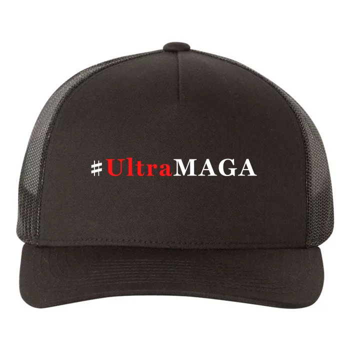 Ultra MAGA Conservative Anti Biden Republican Yupoong Adult 5-Panel Trucker Hat