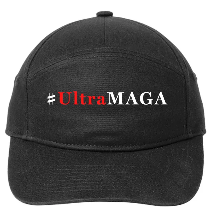 Ultra MAGA Conservative Anti Biden Republican 7-Panel Snapback Hat