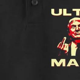 Ultra MAGA Funny Conservative Donald Trump Dry Zone Grid Performance Polo