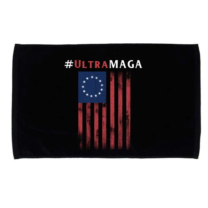 Ultra MAGA Conservative Anti Biden Republican Microfiber Hand Towel