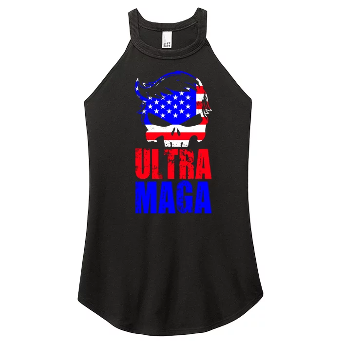 Ultra MAGA Funny Conservative Anti Biden Women’s Perfect Tri Rocker Tank