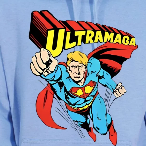 Ultra Maga Gift Funny Pro Trump Maga Super Ultra Maga 2024 Cool Gift Unisex Surf Hoodie