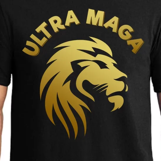 Ultra MAGA Gold Lion King The Great MAGA Pajama Set