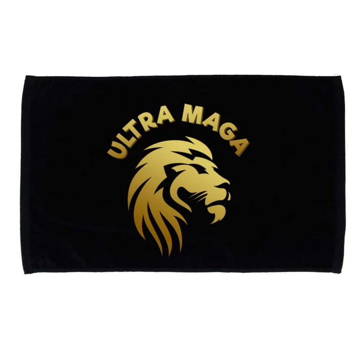 Ultra MAGA Gold Lion King The Great MAGA Microfiber Hand Towel