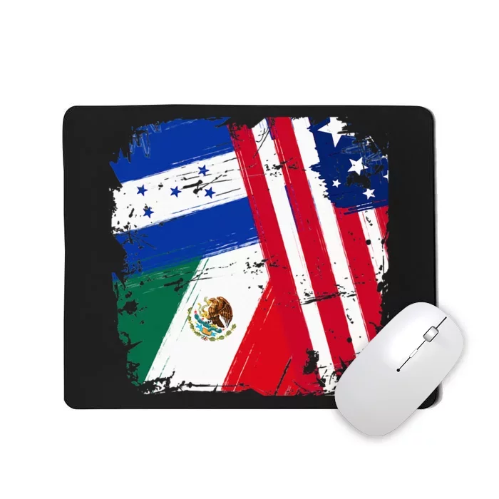 USA Mexico Honduras Flags Mousepad