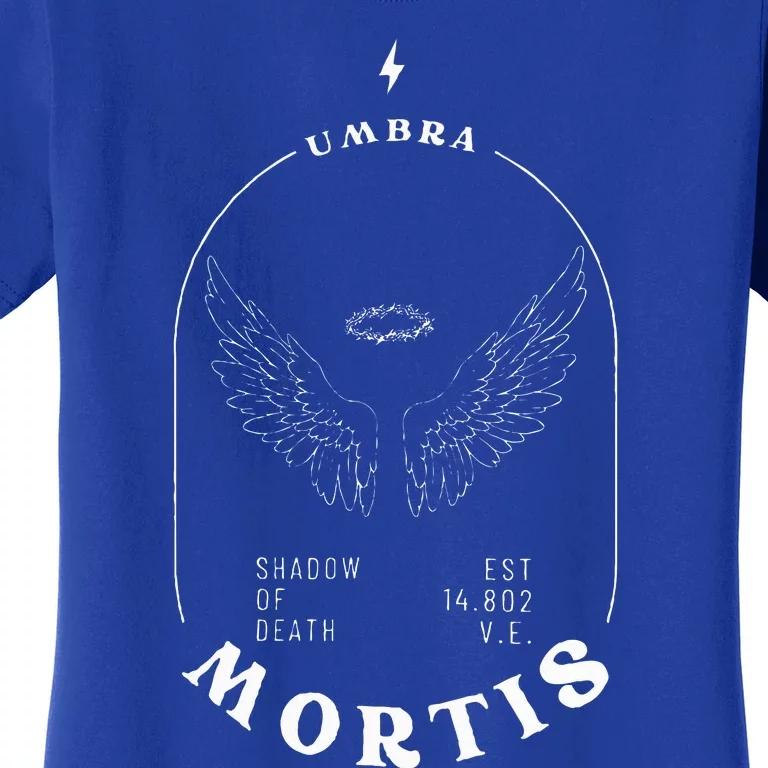 Umbra Mortis Hunt Athalar Crescent City Lunathion Book Women's T-Shirt