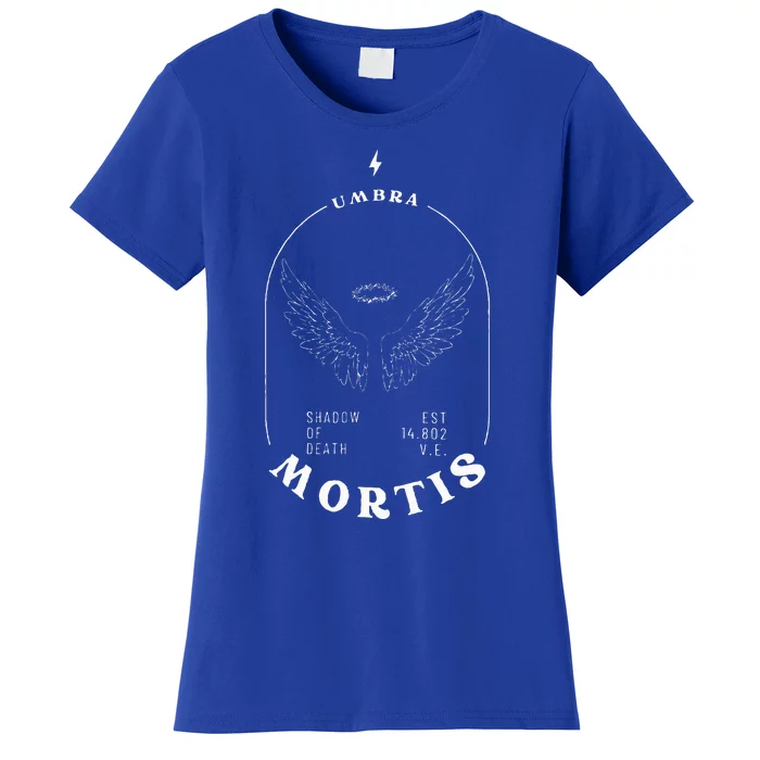 Umbra Mortis Hunt Athalar Crescent City Lunathion Book Women's T-Shirt