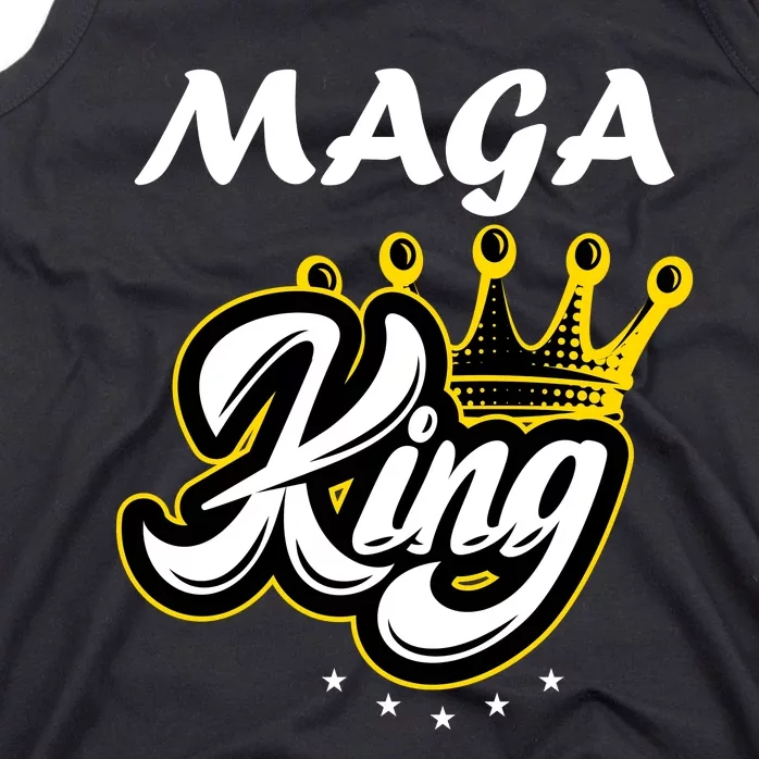 Ultra MAGA King Crown USA Trump 2024 Anti Biden Tank Top