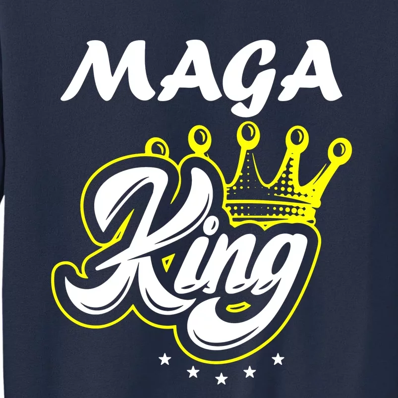 Ultra Maga King Crown Usa Trump Anti Biden Sweatshirt