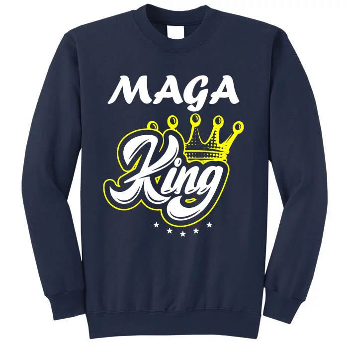 Ultra Maga King Crown Usa Trump Anti Biden Sweatshirt