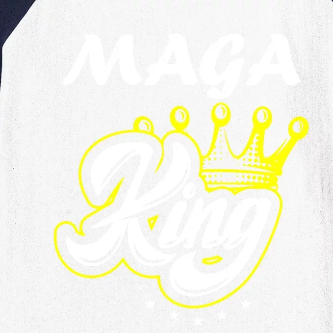 Ultra Maga King Crown Usa Trump Anti Biden Baseball Sleeve Shirt