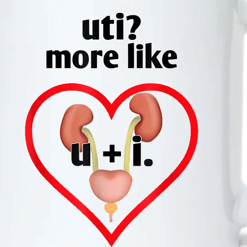 Uti More Like U Plus I Kidney Black Color Changing Mug