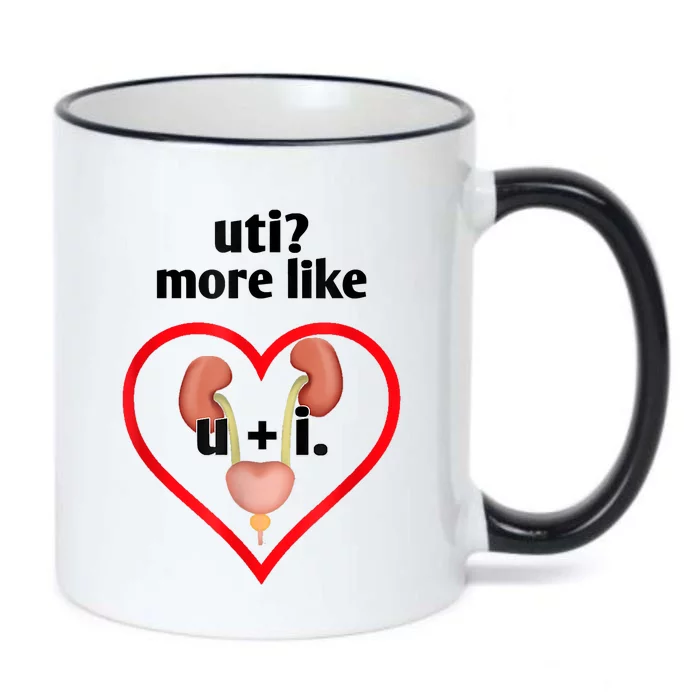 Uti More Like U Plus I Kidney Black Color Changing Mug