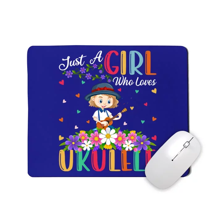 Ukulele Music Lover Just A Who Loves Ukulele Gift Mousepad