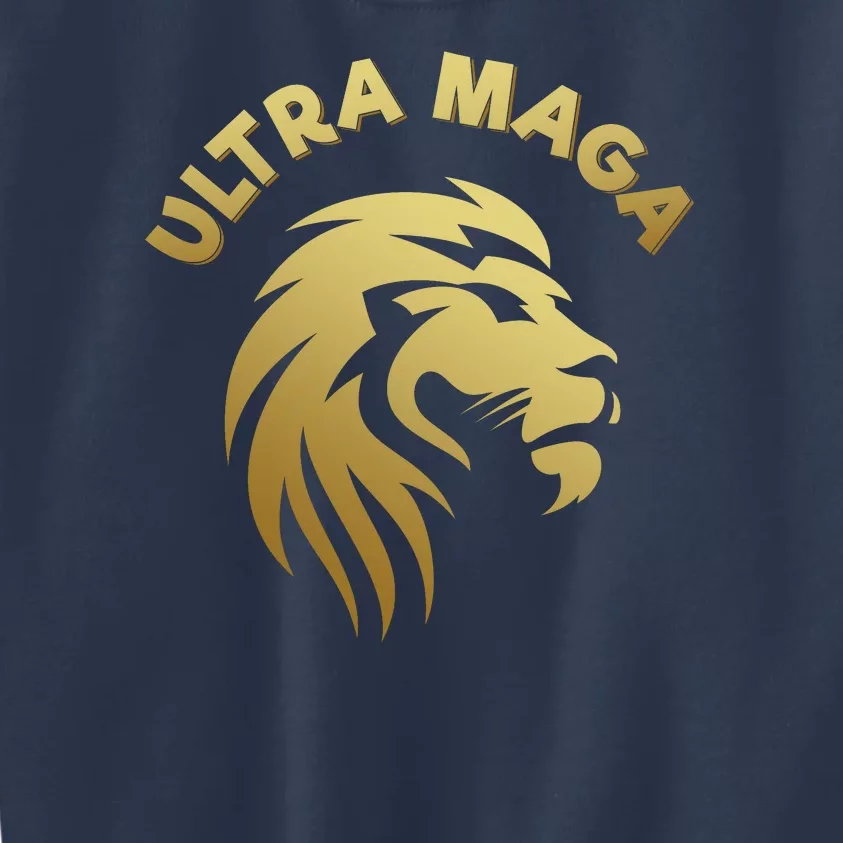 Ultra MAGA Lion Kids Sweatshirt