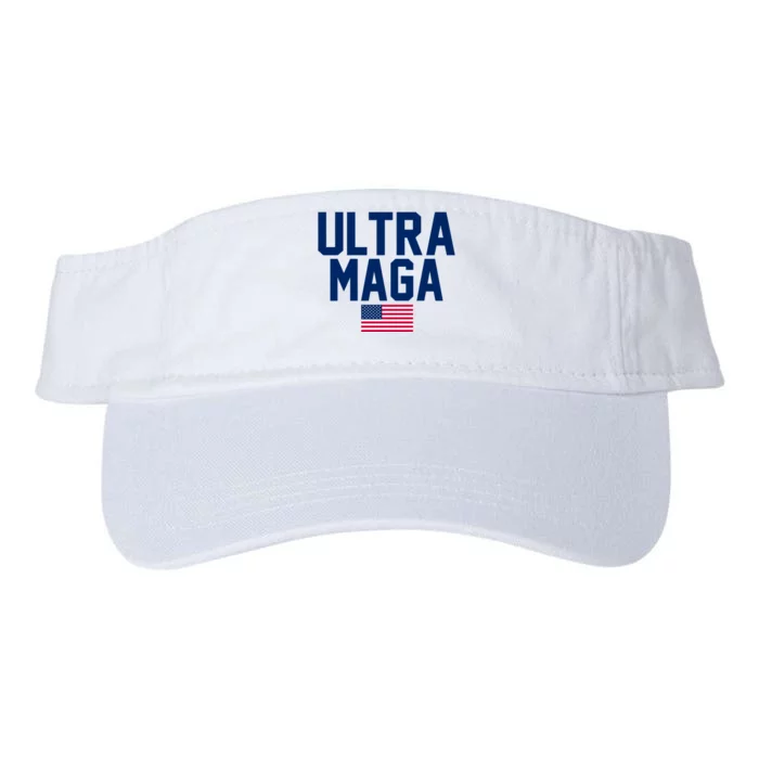 Ultra Maga Make American Great Again Valucap Bio-Washed Visor