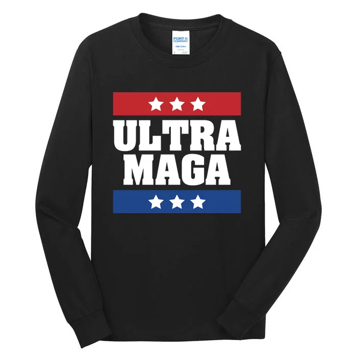 Ultra Maga | Make America Great Again | Trump 2024 Tall Long Sleeve T-Shirt