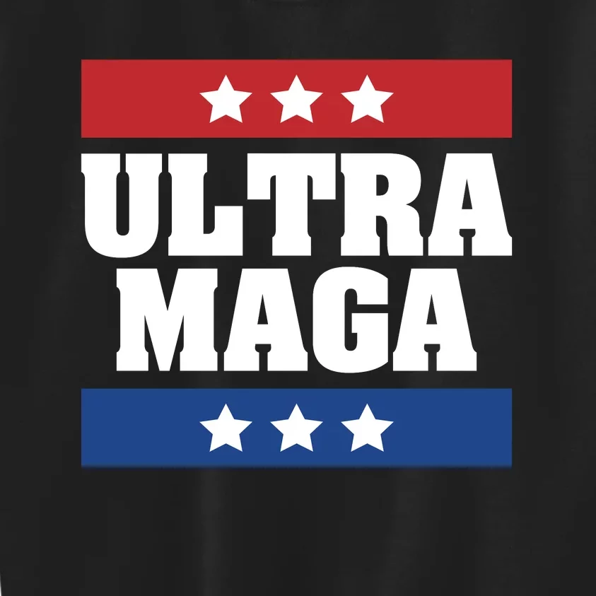 Ultra Maga | Make America Great Again | Trump 2024 Kids Sweatshirt