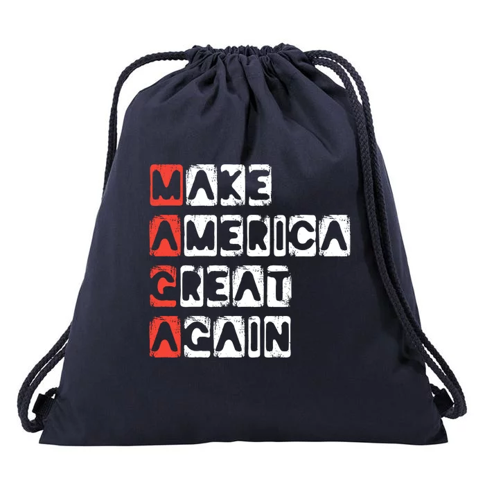 Ultra Maga Make America Great Again Drawstring Bag