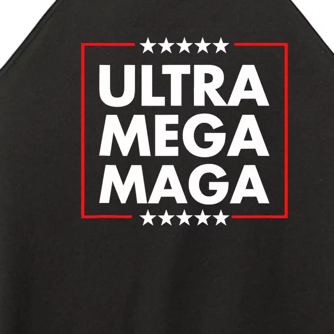 Ultra Mega Maga Trump Liberal Supporter Republican Family Women’s Perfect Tri Rocker Tank