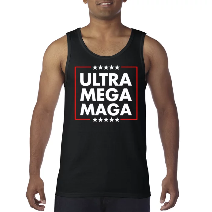 Ultra Mega Maga Trump Liberal Supporter Republican Family Tank Top