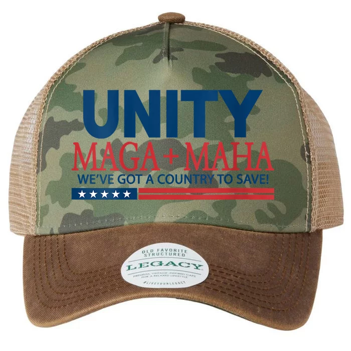 Unity Maga Maha WeVe Got A Country To Save Legacy Tie Dye Trucker Hat