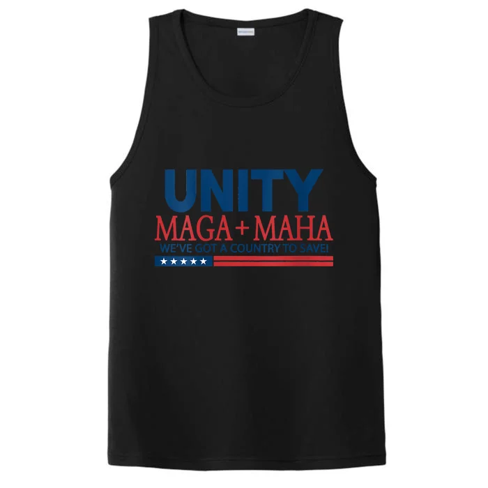 Unity Maga Maha WeVe Got A Country To Save Performance Tank