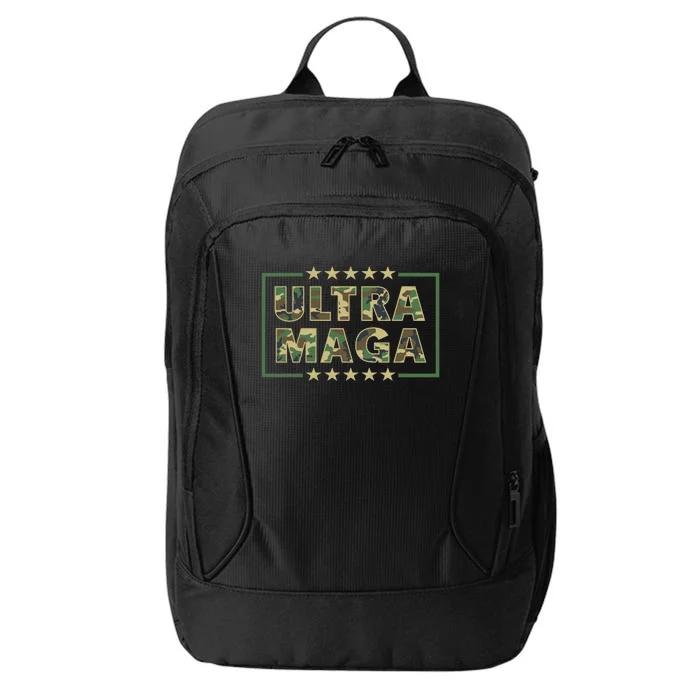 Ultra MAGA Military Camouflage Pro Donald Trump 2024 City Backpack