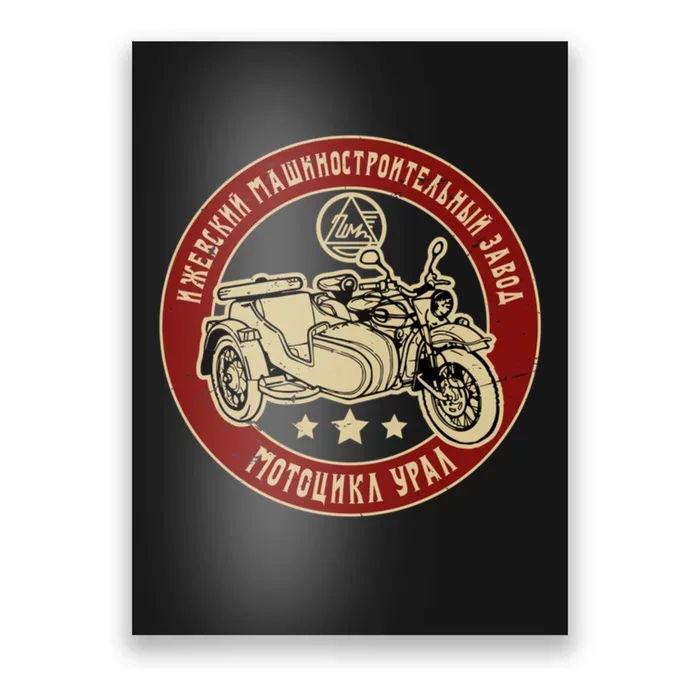 Ural Motorcycle Offroad Motorcyclist Poster