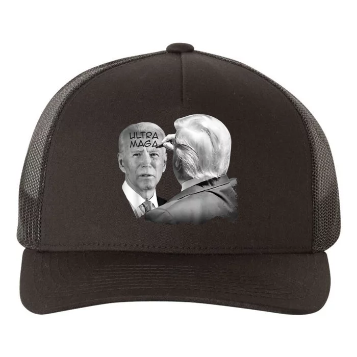 Ultra Maga Proud Ultra Maga Funny Biden Trump Meme Yupoong Adult 5-Panel Trucker Hat