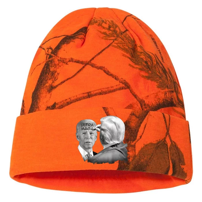 Ultra Maga Proud Ultra Maga Funny Biden Trump Meme Kati - 12in Camo Beanie