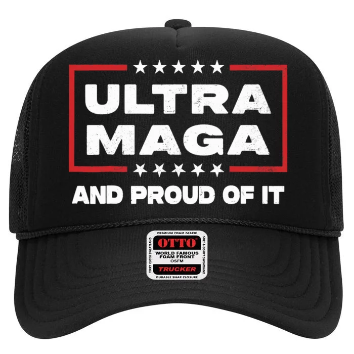 Ultra Maga Proud Ultra-Maga High Crown Mesh Trucker Hat