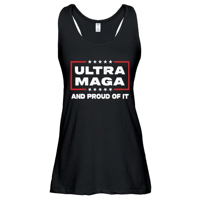 Ultra Maga Proud Ultra-Maga Ladies Essential Flowy Tank