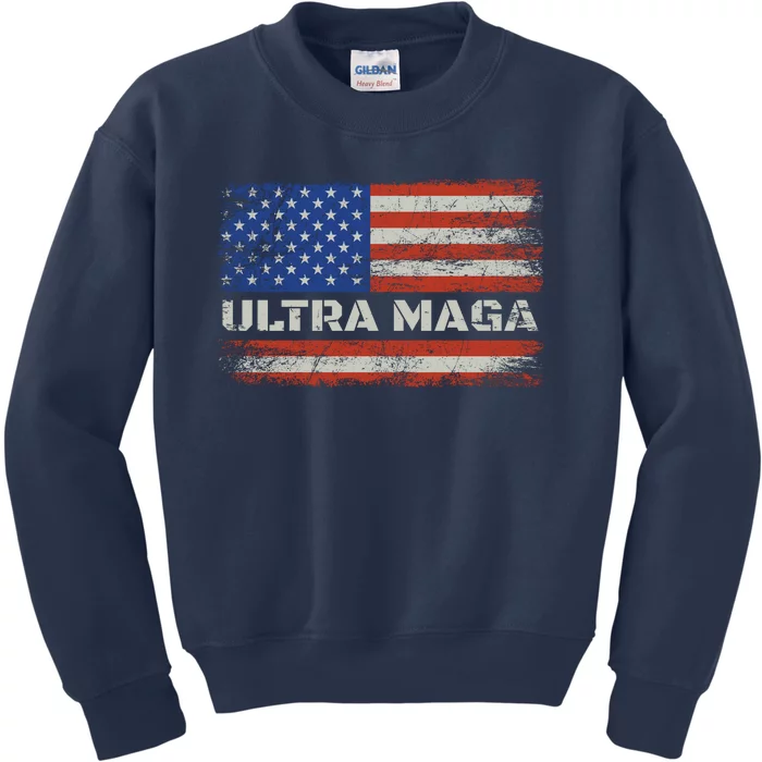 Ultra Maga Proud Ultra Maga 1 Kids Sweatshirt