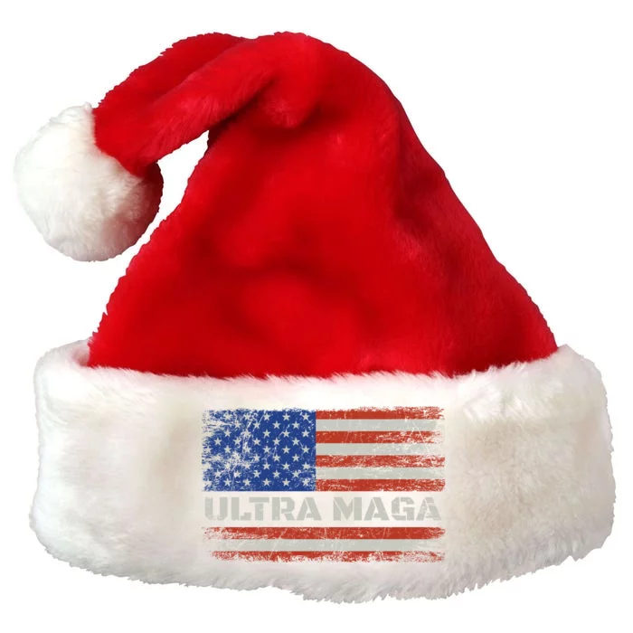 Ultra Maga Proud Ultra Maga 1 Premium Christmas Santa Hat