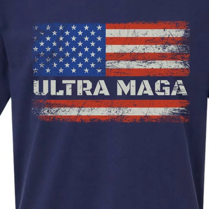 Ultra Maga Proud Ultra Maga 1 Sueded Cloud Jersey T-Shirt