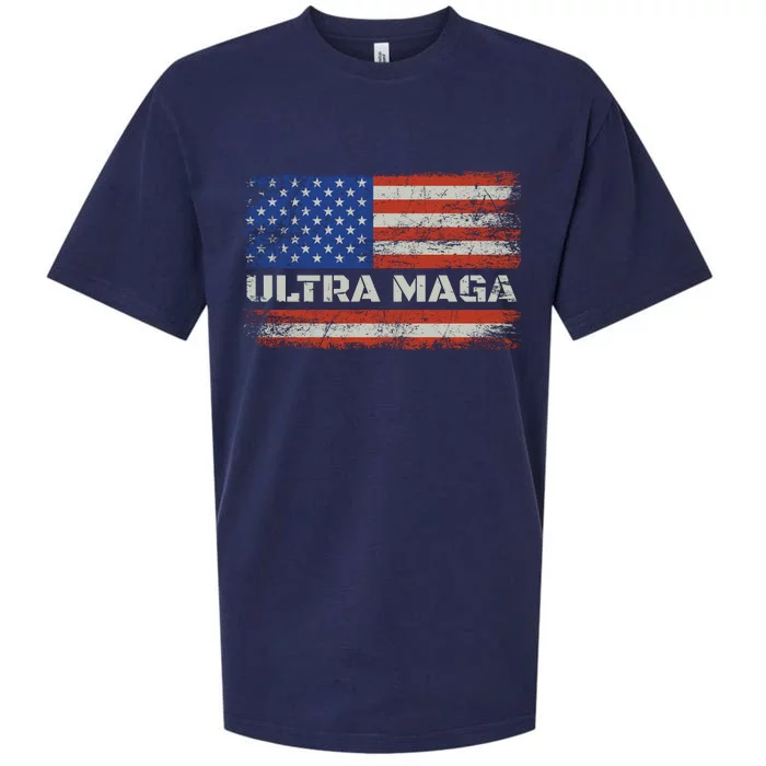 Ultra Maga Proud Ultra Maga 1 Sueded Cloud Jersey T-Shirt