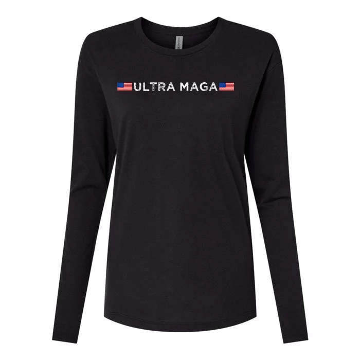 Ultra Maga Proud Ultra Maga Womens Cotton Relaxed Long Sleeve T-Shirt