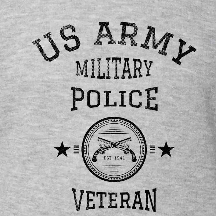 US Military Police Veteran Retired Police Officer Toddler Sweatshirt